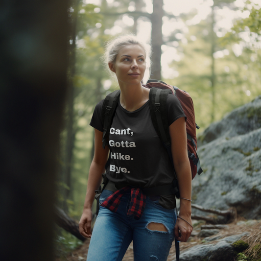 “Bye, Gotta Hit the Trails” Unisex Tee