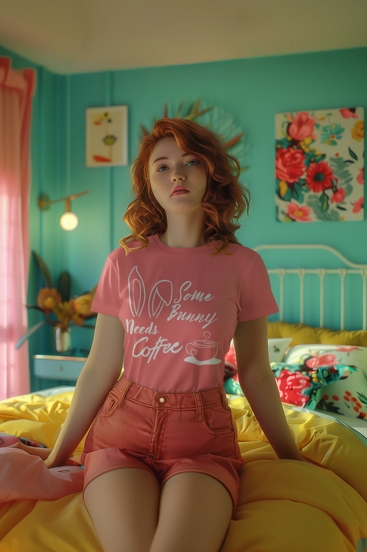"Some Bunny Need's Coffee" Tee