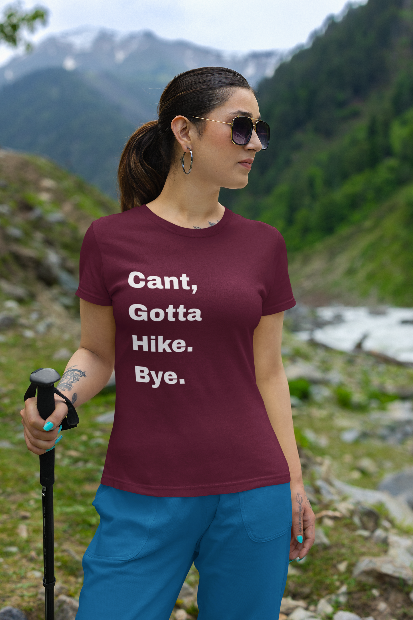 “Bye, Gotta Hit the Trails” Unisex Tee