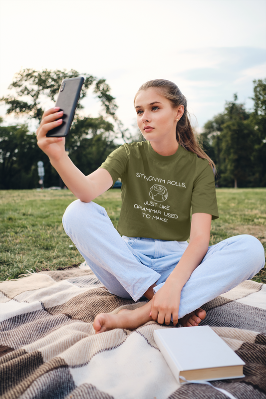 "Synonym Rolls: A Word Nerd’s Dream" Unisex Tee
