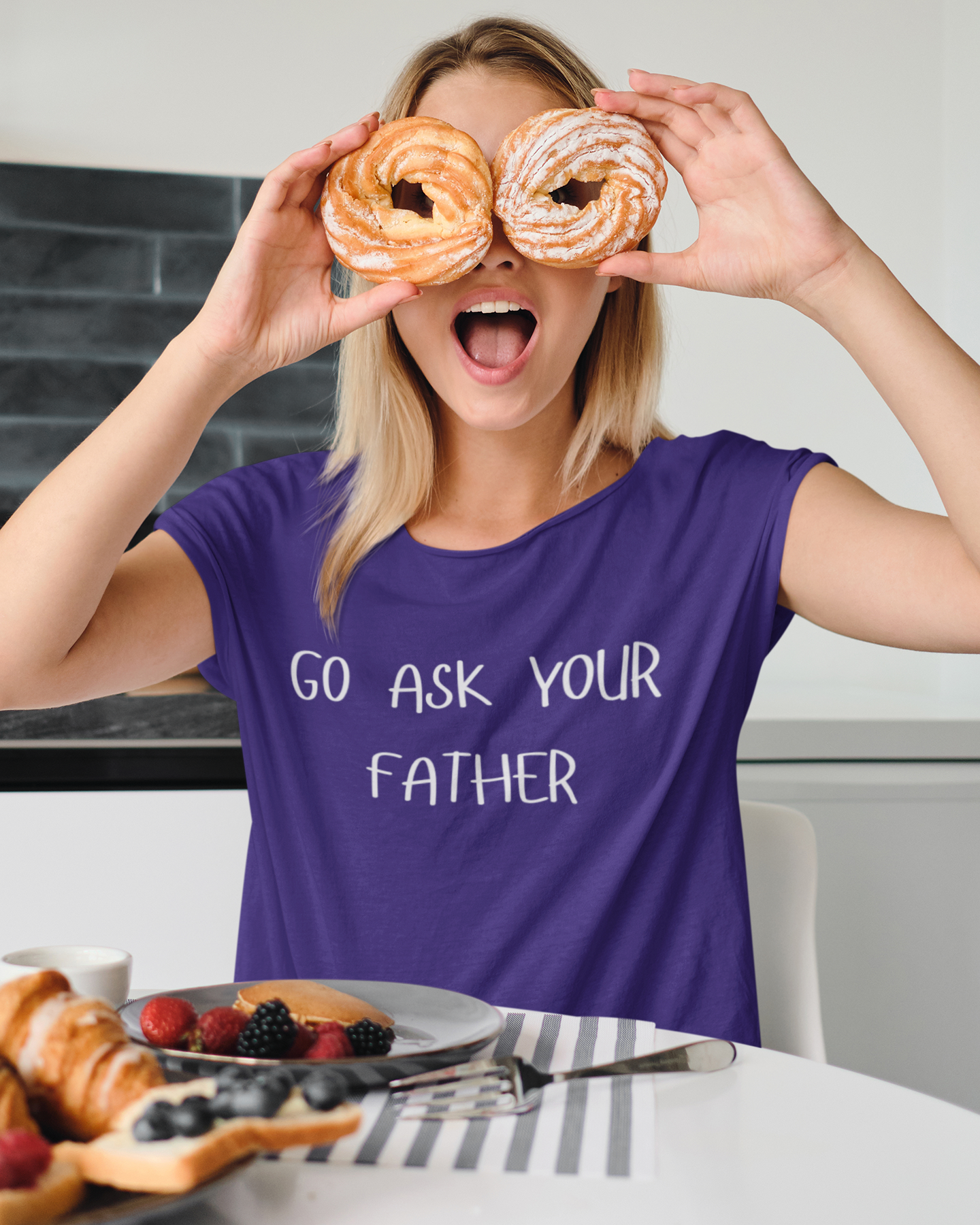 "Go Ask Your Father - It's His Job" Unisex Tee