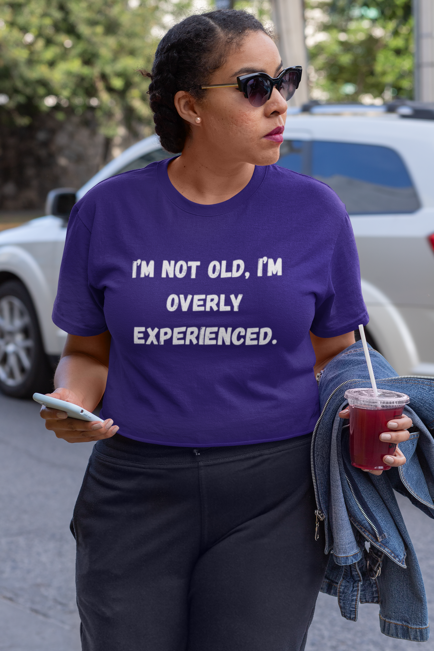 "Old? Nah, Just Overly Experienced" Unisex Tee